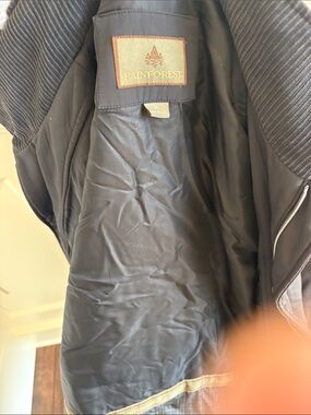 RAINFOREST Men's Black Quilted Bomber Jacket with Ribbed Collar